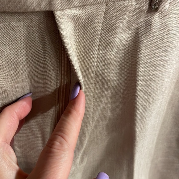 ASOS Topman stone color dressy men’s shorts viscose blend flat front classic fit - Picture 7 of 16